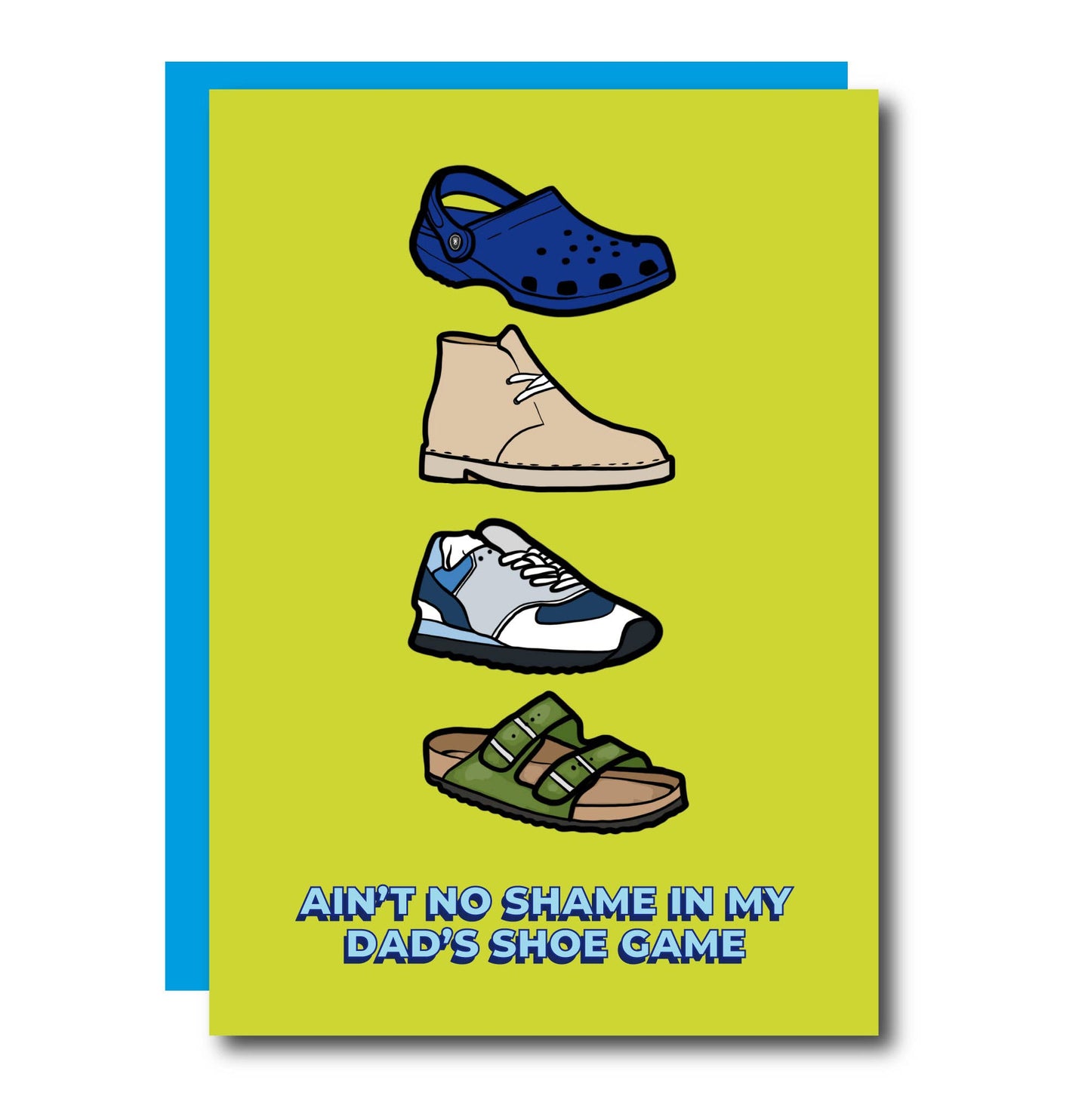 Dad's Shoe Game Father's Day Greeting Card