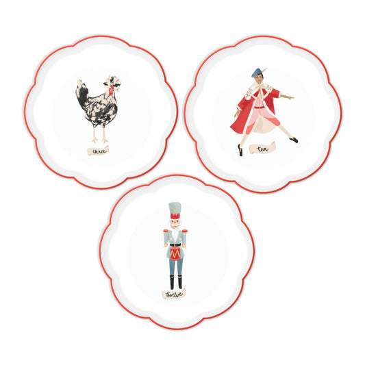 12 Days Of Christmas 12 Days Paper Plate Set