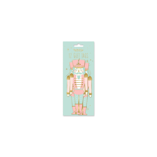 Pink Nutcracker Over-sized Tags 12ct